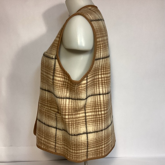 Jones New York sport womens wool blend vest size medium made in USA - Picture 4 of 10